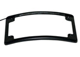 Custom Dynamics License Plate Frames & Lights Black Radius License Plate Frames